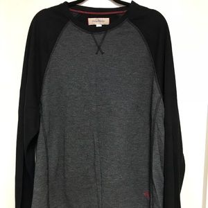 Tommy Bahama Lounge Long Sleeve XL Black/Grey